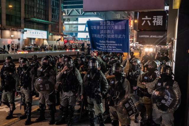 Božiæni poklon vlasti u Hongkongu: Uhapšene maloletnice mlaðe od 12 godina
