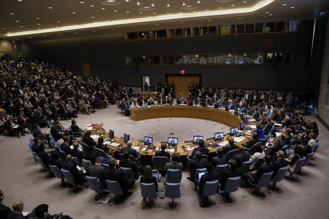 Russia and China block UN Security Council announcement; US condemns such a move