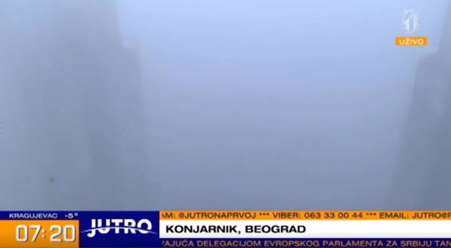 Good morning, this is Belgrade this morning. If you can see it VIDEO