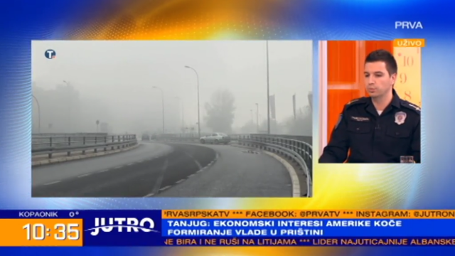 Prst pred okom nije se video, dva vozača divljala po magli u Beogradu: Na gasu više od 180 km na sat VIDEO