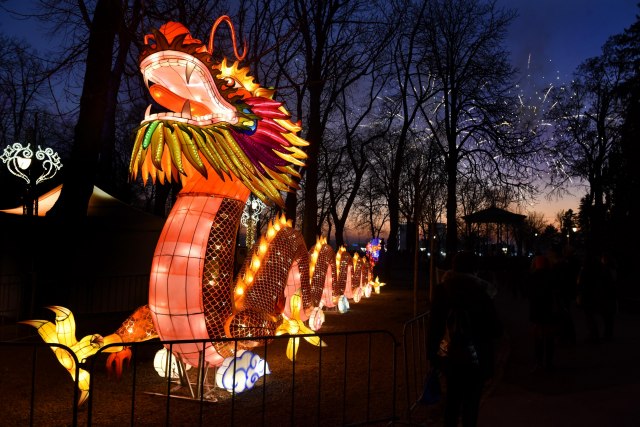 Kineski festival svetla na Kalemegdanu: 