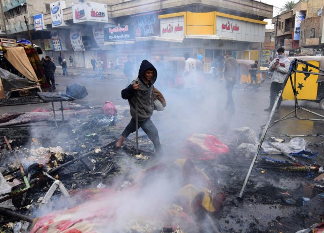 Ponovo sukobi u Bagdadu; Bojeva municija i suzavac protiv demonstranata