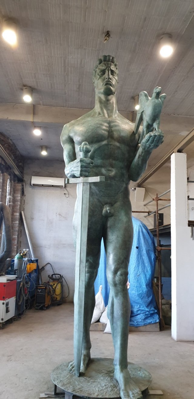 Pobednik ponovo u vašem gradu: Statua na Kalemegdanu 12. februara FOTO