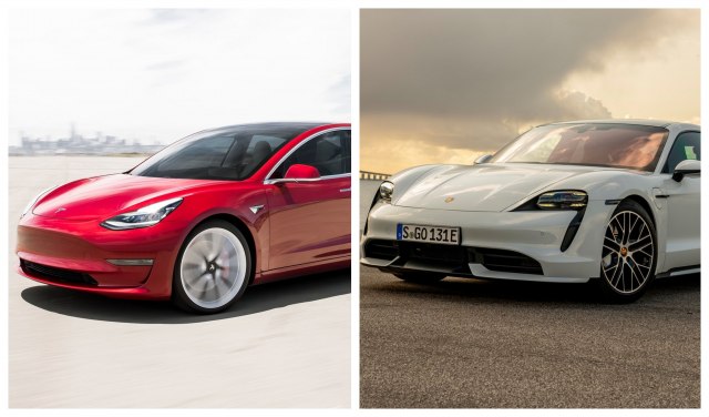 Elektrièni Porsche ili Tesla - ko brže puni baterije? VIDEO