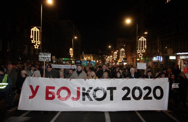 Održan protest "U bojkot 2020"
