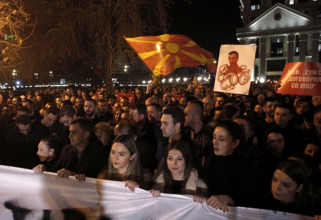 Protest opozicije na ulicama Skoplja: Protiv nepravde vlasti Zorana Zaeva