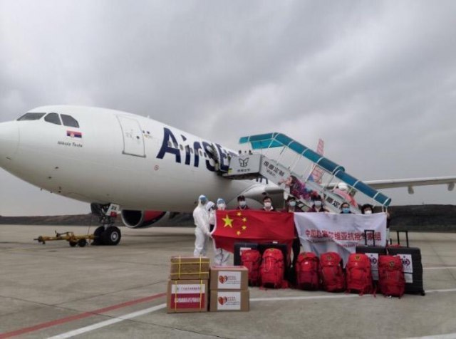 Another Air Serbia plane flew to China for help
