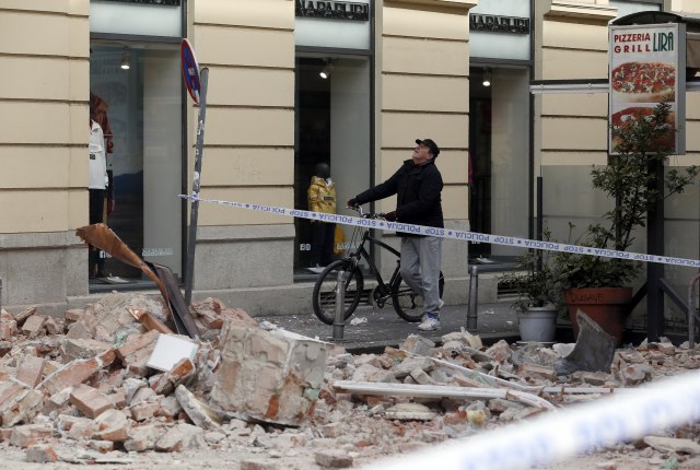Trenuci potresa u Zagrebu VIDEO