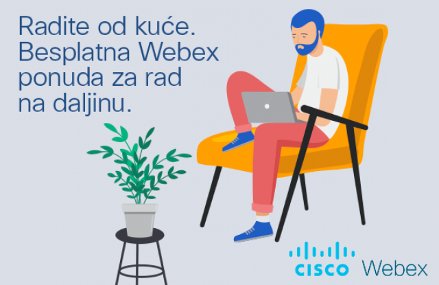Kompanija Cisco donira licence za platforme za online saradnju u vreme virusa