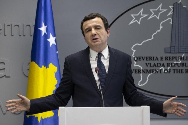 Kosovski parlament sutra glasa o poverenju Kurtijevoj vladi