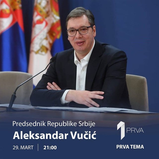 Vucic to be hosted tonight on TV Prva special show "Theme"