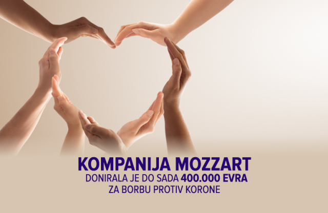 Mozzart donirao više od milion dinara Klinièkom centru u Nišu za borbu protiv koronavirusa
