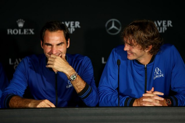 Zverev se našalio sa Federerom: Šta su ti to Kinezi rekli?