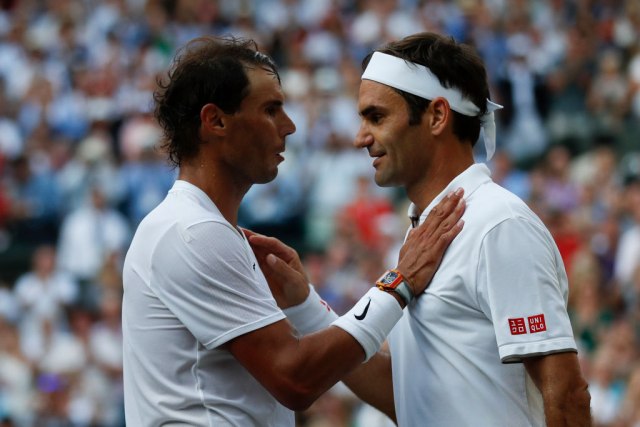 "Nadal i Federer su veoma bliski, nekada to pokazuju i na terenu"