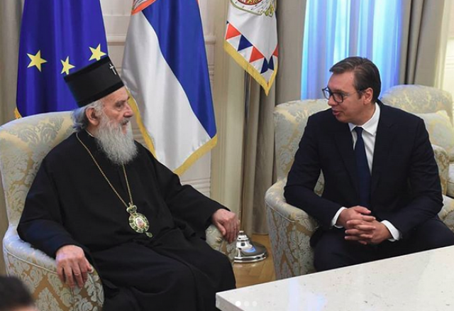 Vucic and Serbian Partiarch Irinej express concern over bishop's arrest in Montenegro