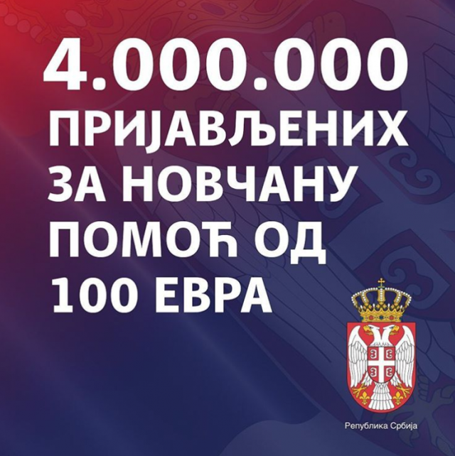 The payment of 100 euros starts tomorrow, four million people have applied