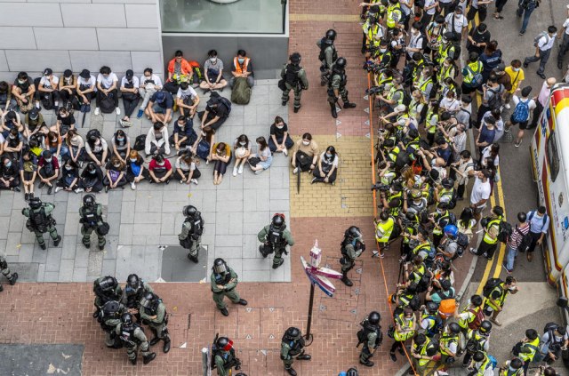 Novi protesti: Demonstranti nosili natpise "Nezavisni Hongkong"