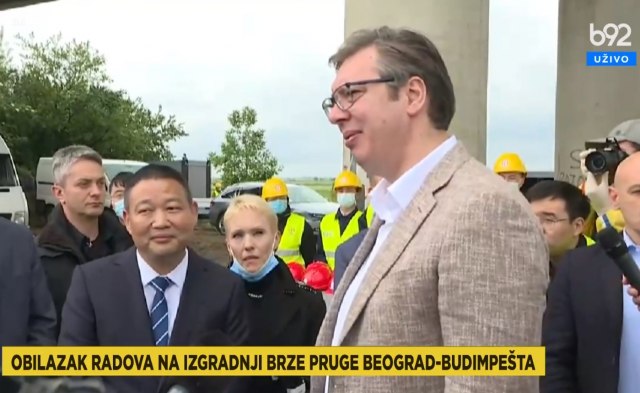 Vučić: Dva sata i 40 minuta trebaće do Budimpešte, bolje nego avionom VIDEO