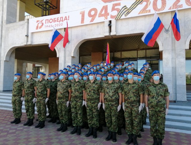 Gardisti Vojske Srbije prvi glasali u Moskvi