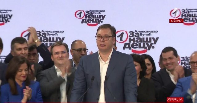 LIVE Election night on B92.net: Vucic declares victory; "More than two million votes"