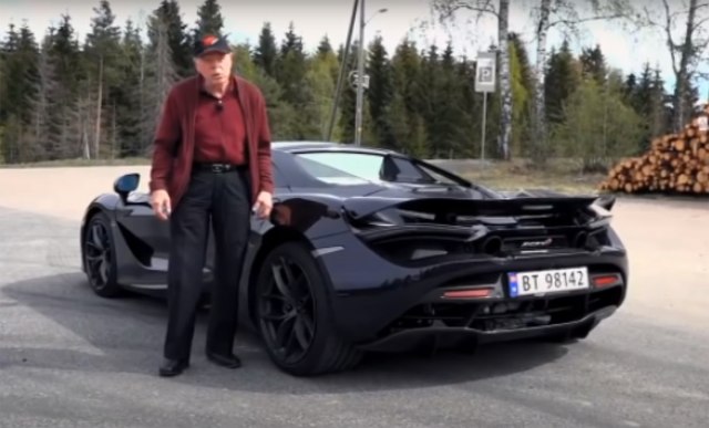 Baš ume da uživa u penziji: 78-godišnjak za volanom automobila od 720 "konja" VIDEO