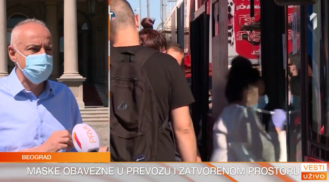 Ko ne nosi masku kazna 150 evra? - Šta kaže gradonačelnik Beograda o tome VIDEO