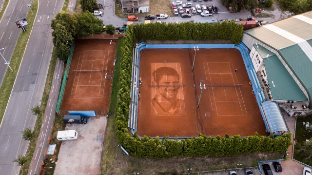 Najveæi portret na svetu Novaka Ðokoviæa