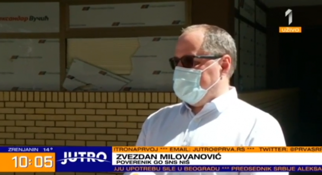 Milovanoviæ: Reè je o organizovanom vandalizmu, èekamo reakcije policije VIDEO