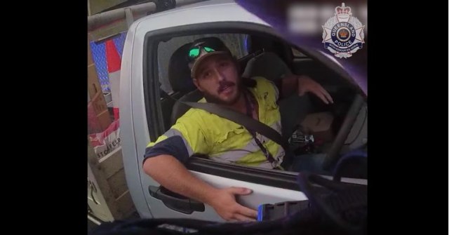 Napala ga zmija dok je vozio, policija ga zaustavila zbog brze vožnje VIDEO
