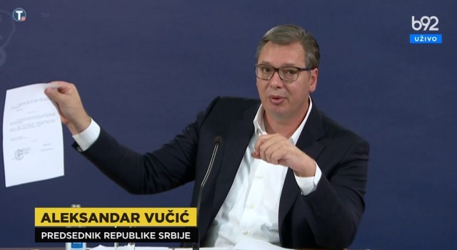 Vučić: Tadić's government exported weapons to Armenia
