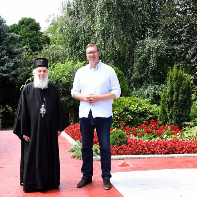 Vučić sa Irinejem: O svim važnim nacionalnim temama FOTO