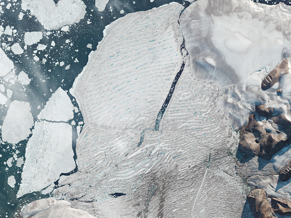 Ledena polica Milne: Sateliti snimili razdvajanje leda na Arktiku
