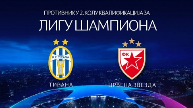 UEFA poverila debitantu meč Tirana – Zvezda