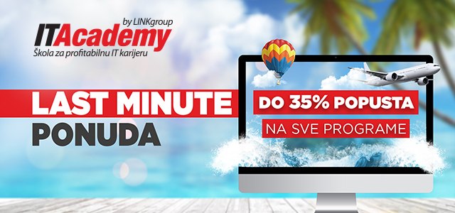 Iskoristite ITAcademy Last minute ponudu i uštedite preko 650€
