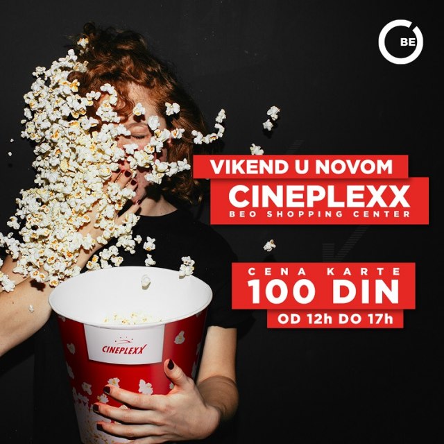 Otvoren Cineplexx BEO Shopping Center bioskop: Sjajna ponuda ovog vikenda - cena ulaznice 100 dinara