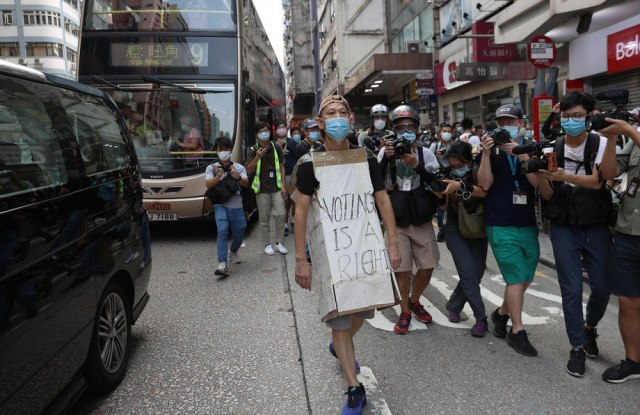 Najmanje 90 uhapšenih na protestima u Hongkongu