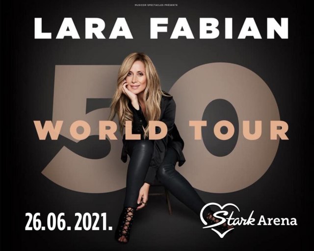Lara Fabian 26. juna 2021. u Beogradu
