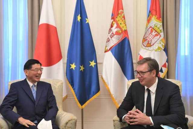 Vučić sa ambasadorom Japana: Saradnja napredovala FOTO