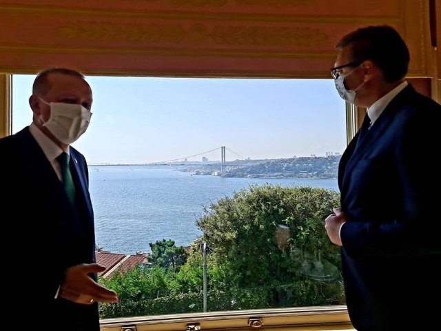 Vučić sa Erdoganom FOTO