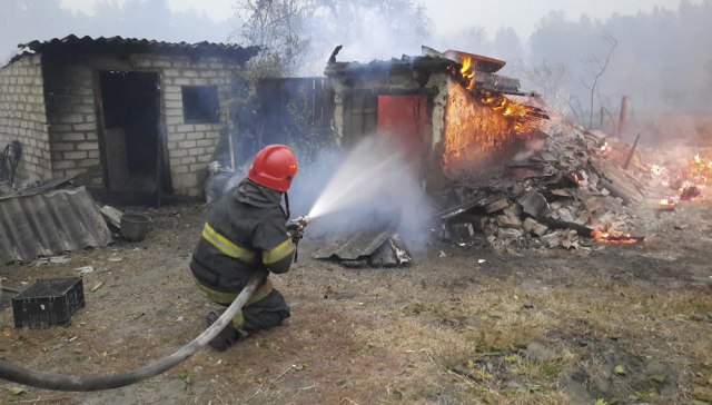 Najmanje devet žrtava požara u Ukrajini