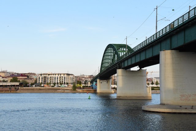 Beogradski metro, obilaznica, most preko Save: 