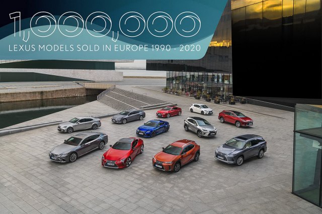 Lexus prodao milion automobila u Evropi – za 30 godina