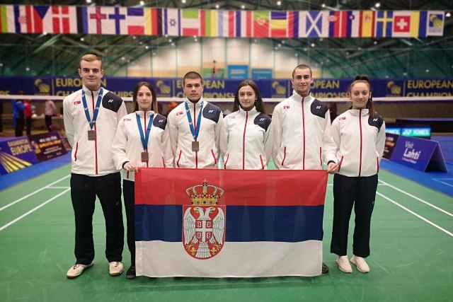 Dve bronze za Srbiju na juniorskom EP u badmintonu