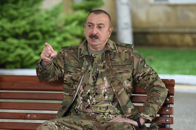 Alijev: Oblasti Nagorno-Karbaha biće predate Azerbejdžanu