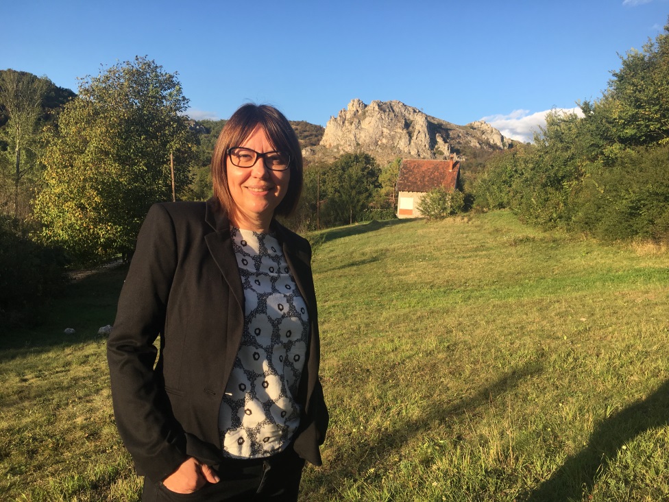 Silvana Hadžić na svom imanju/BBC