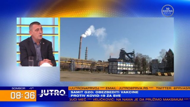 "U Železari nije bilo otpuštanja, 4 investicije kljuène za bolji vazduh u Smederevu" VIDEO