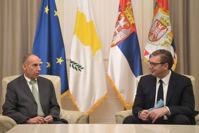 Vučić with Ambassador Constantinos Eliades: Cyprus is a sincere friend
