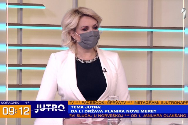 Dr Kisić Tepavčević: Kada bi svi nosili maske i držali distancu druge mere nam ne bi bile potrebne