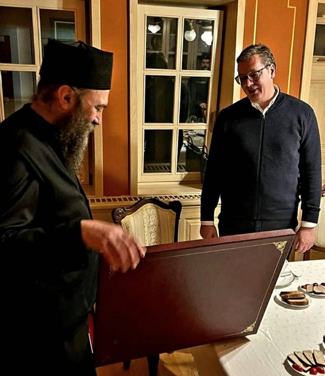 Vučić arrived on Mount Athos: Merry Christmas Eve PHOTO