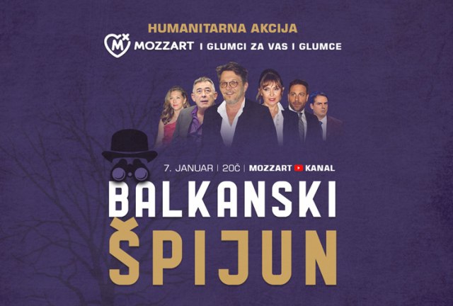 Glumci i Mozzart za vas i glumce: Gledajte i šerujte do sada neviðenog "Balkanskog špijuna"